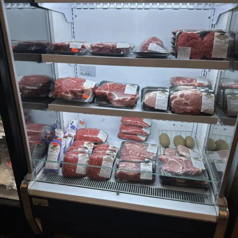 Fresh cut beef for sale at the Covington, TN store.